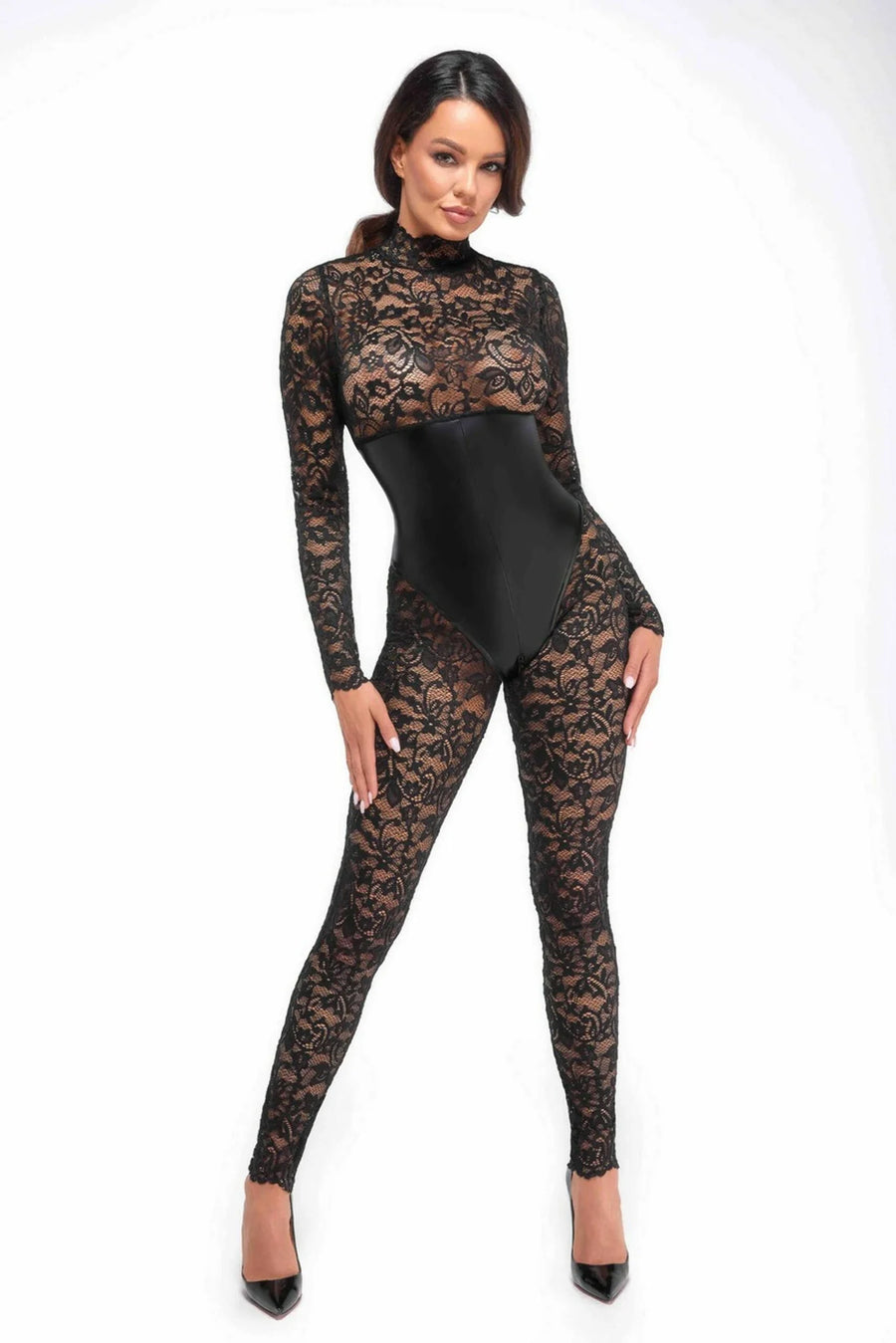 f299-combinaison-en-dentelle-enigma-avec-corsage-sous-poitrine | Voyage Sensuel