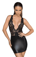 f214-mini-robe-en-dentelle-et-powerwetlook-avec-decollete-profond-dans-le-dos