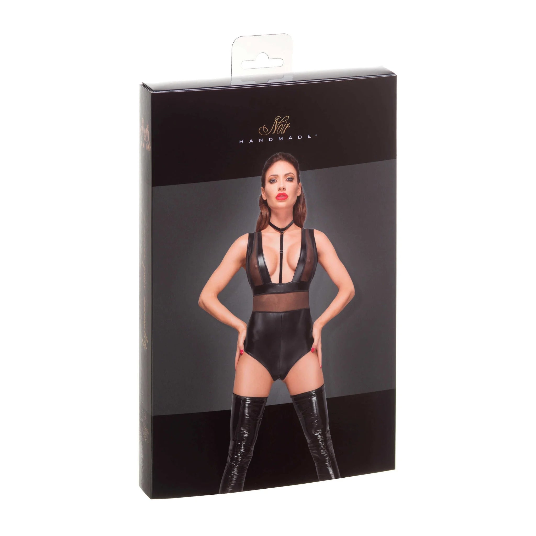 f183-powerwetlook-body-avec-larges-bretelles-empiecements-en-tulle-et-tour-de-cou-en-velours