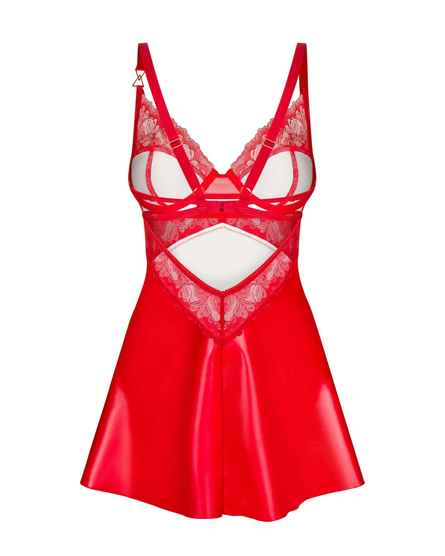 aliosa-nuisette-et-string-rouges | Voyage Sensuel