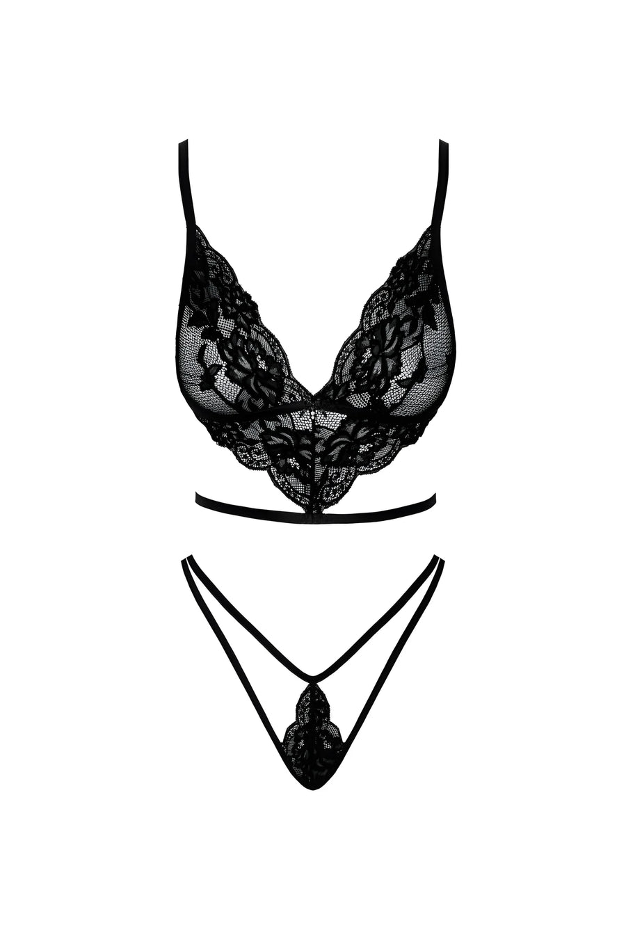french-kiss-240-ensemble-lingerie-noir | Voyage Sensuel