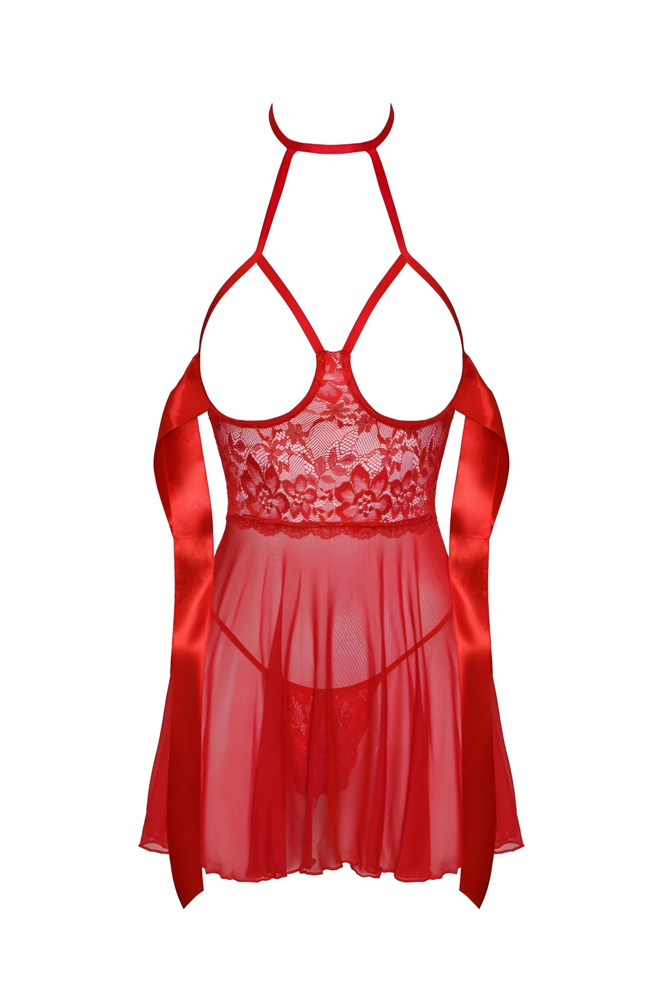 sexy-kiss-247-babydoll-et-ruban-de-satin-rouge