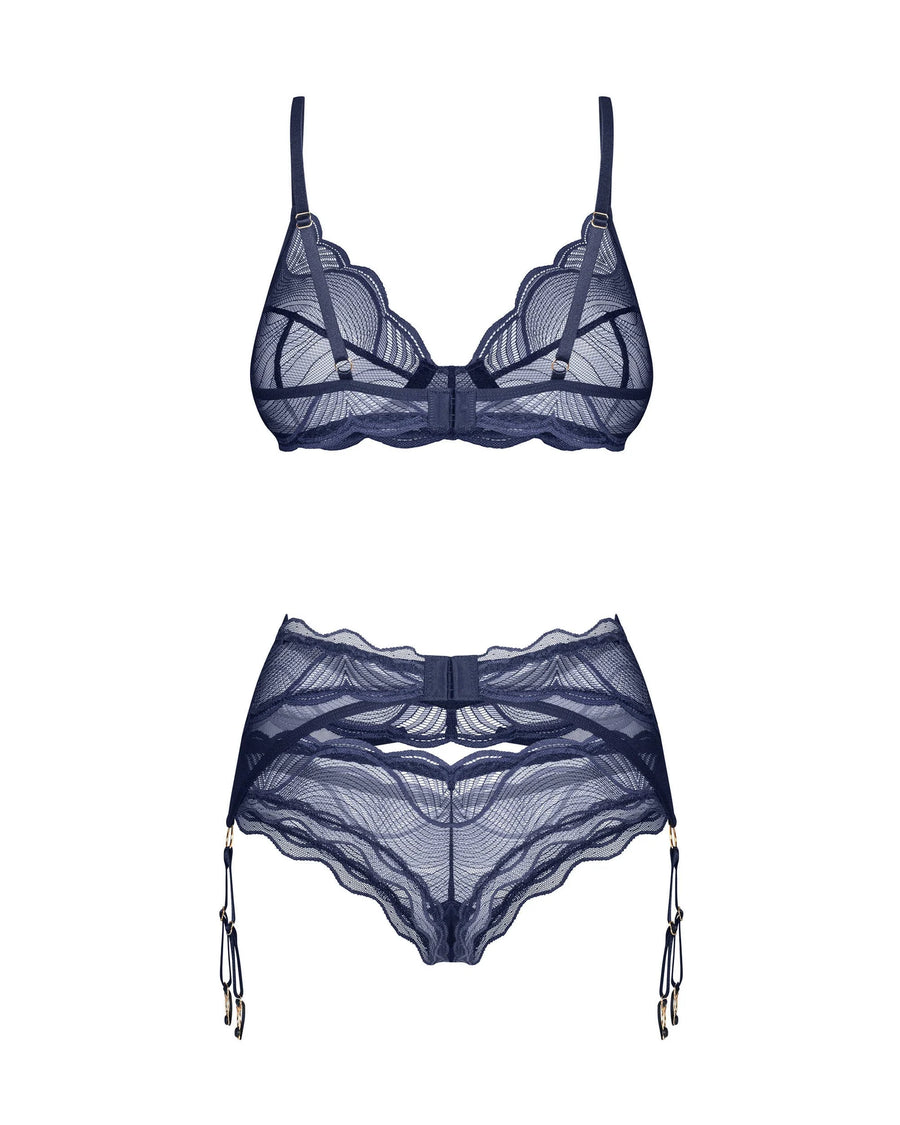 nightly-blue-ensemble-3-pieces-bleu | Voyage Sensuel