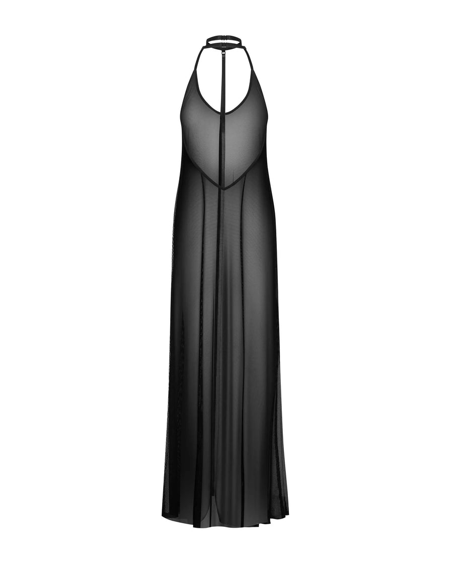 nuites-robe-longue-noire | Voyage Sensuel