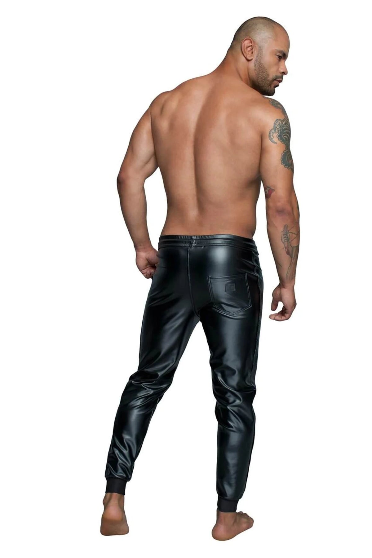 Lingerie sensuel Homme en wetlook – Noir
