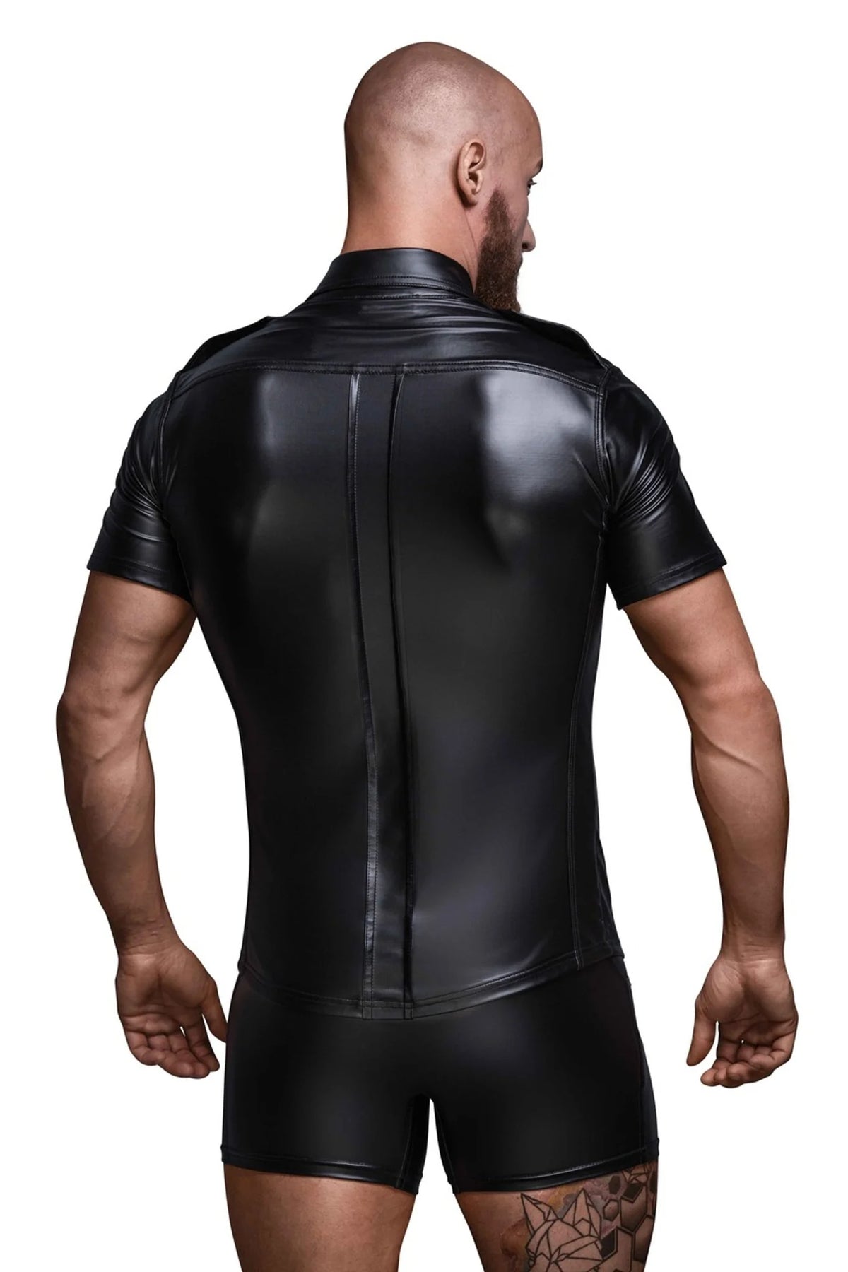 Lingerie Homme en wetlook – Noir