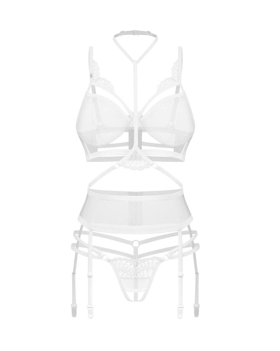 premisis-ensemble-ouvert-3-pieces-blanc-premium | Voyage Sensuel