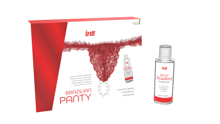 red-brazilian-panty-string-et-lubrifiant | Voyage Sensuel
