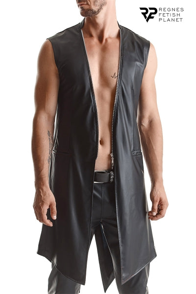 Veste Marco Wetlook Noir - Allure Dominatrice