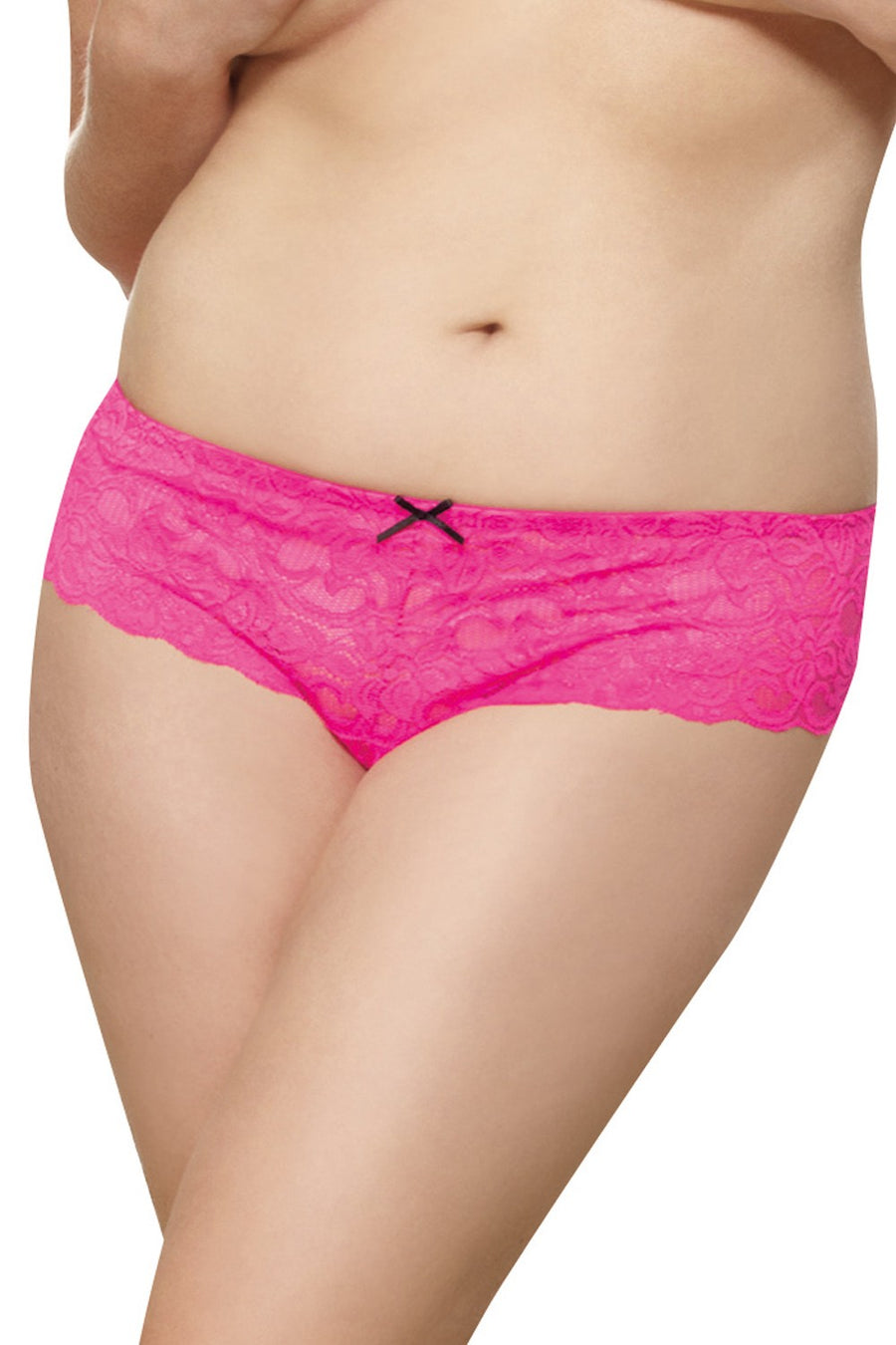 Boyshort dentelle ouvert – Dreamgirl | Voyage Sensuel