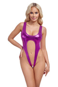 Body Rose Métallisé Ouvert Cotelli — Séduction Totale - 1