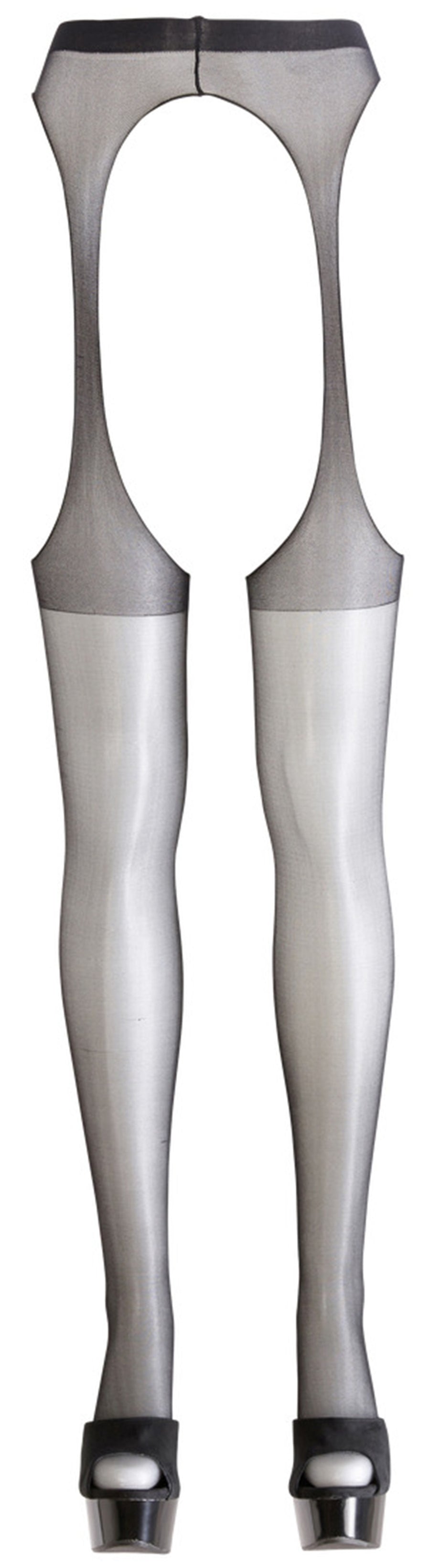 Collant effet porte jarretelles avec bas – Cotelli Lingerie | Voyage Sensuel