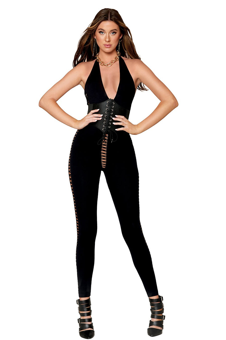 Combinaison bodystocking noire – Dreamgirl | Voyage Sensuel