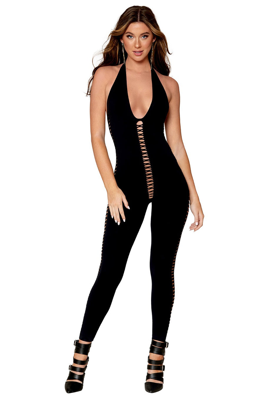 Combinaison bodystocking noire – Dreamgirl | Voyage Sensuel