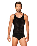 Neo - Débardeur résille homme transparent
