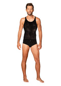 Neo - Débardeur résille homme transparent