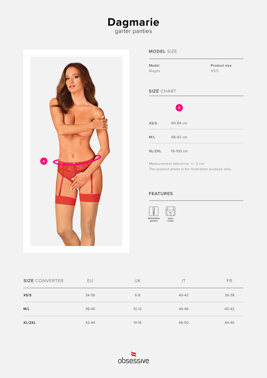 Dagmarie Culotte jarretière | Voyage Sensuel