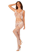 Éden - Bodystocking résille motif géométrique