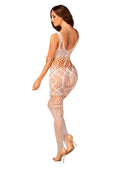 Éden - Bodystocking résille motif géométrique