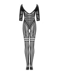 Livia - Bodystocking résille dos nu ouvert