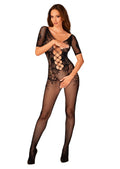 Mélia - Bodystocking résille motif dentelle