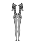 Mélia - Bodystocking résille motif dentelle