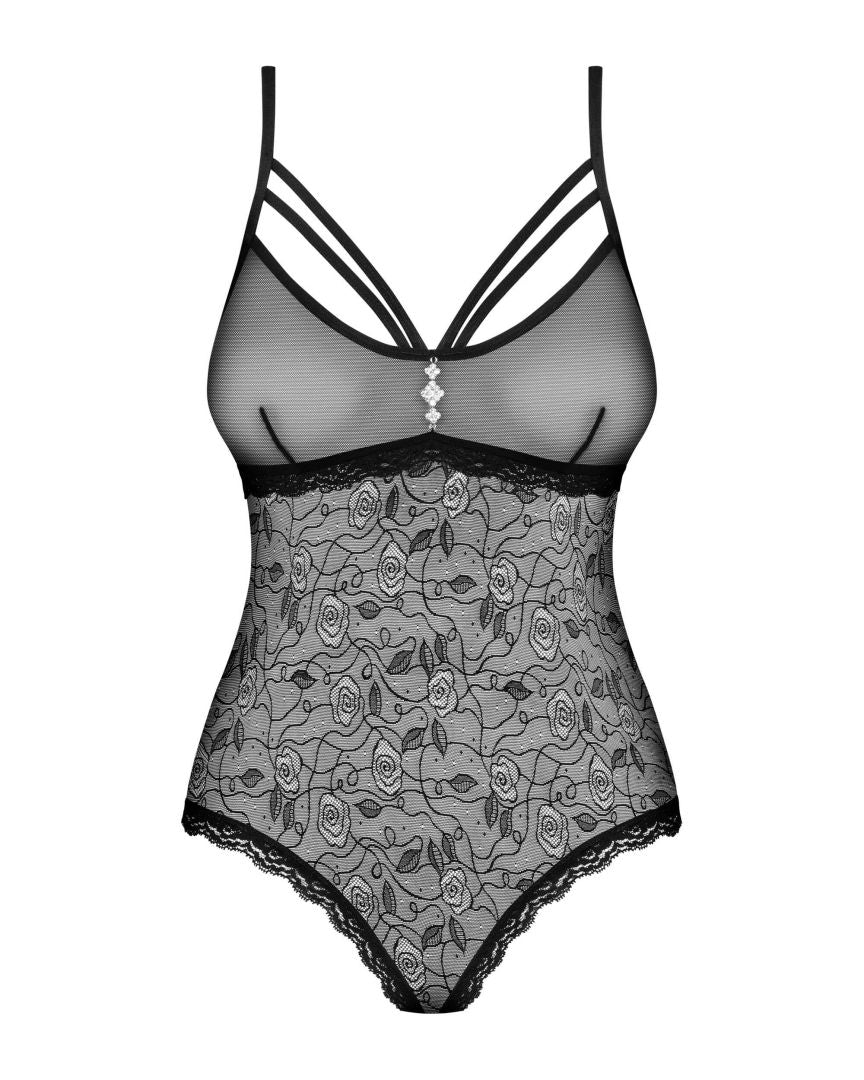 Victoria - Body dentelle sensuel noir | Voyage Sensuel