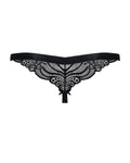 Héloïse - String ouvert dentelle sensuel noir