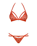 Éloïse - Ensemble lingerie 2 pièces dentelle rouge
