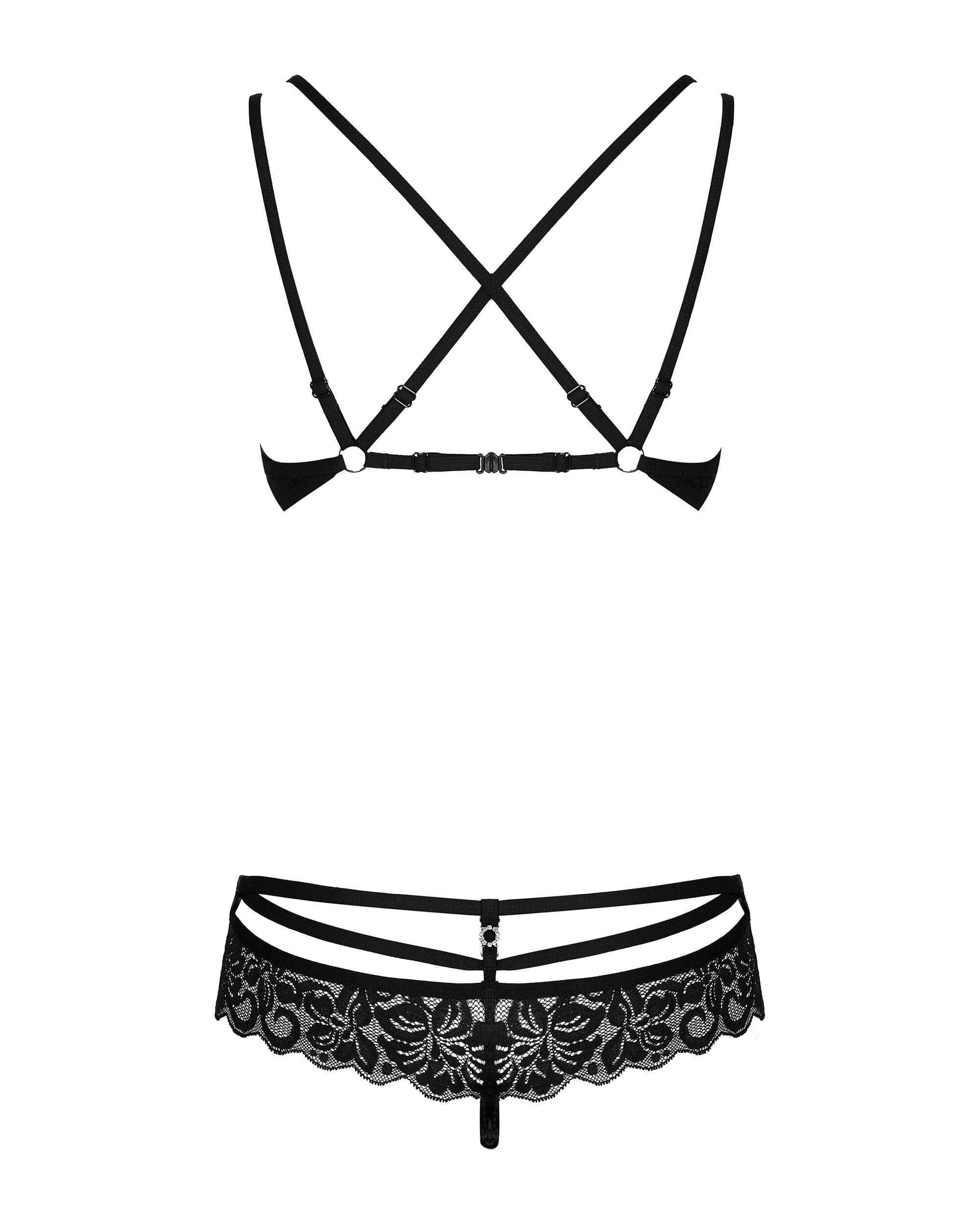 Léna - Ensemble lingerie 2 pièces dentelle noir