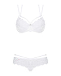 Léna - Ensemble lingerie 2 pièces dentelle blanc