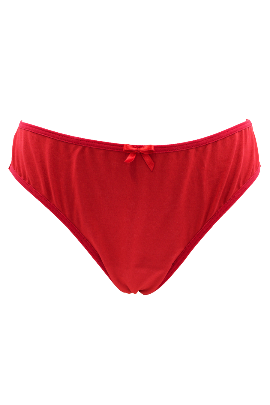 Culotte rouge en dentelle avec nœud en satin – Be Lily Panties | Voyage Sensuel