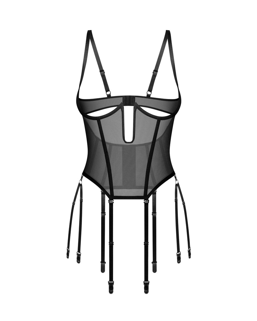 Euphori corset - Noir | Voyage Sensuel