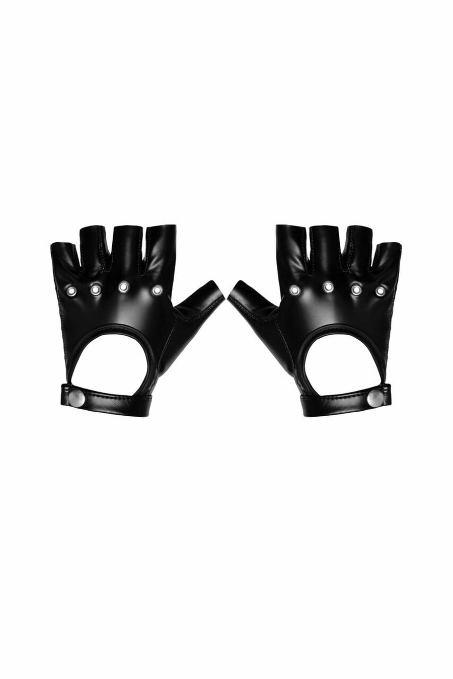 Gants & Mitaines en wetlook – Noir | Voyage Sensuel