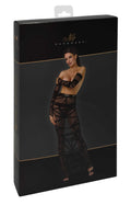 Robe sensuel sexy en tulle transparent – Noir