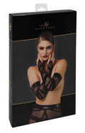 Gants & Mitaines en tulle transparent – Noir