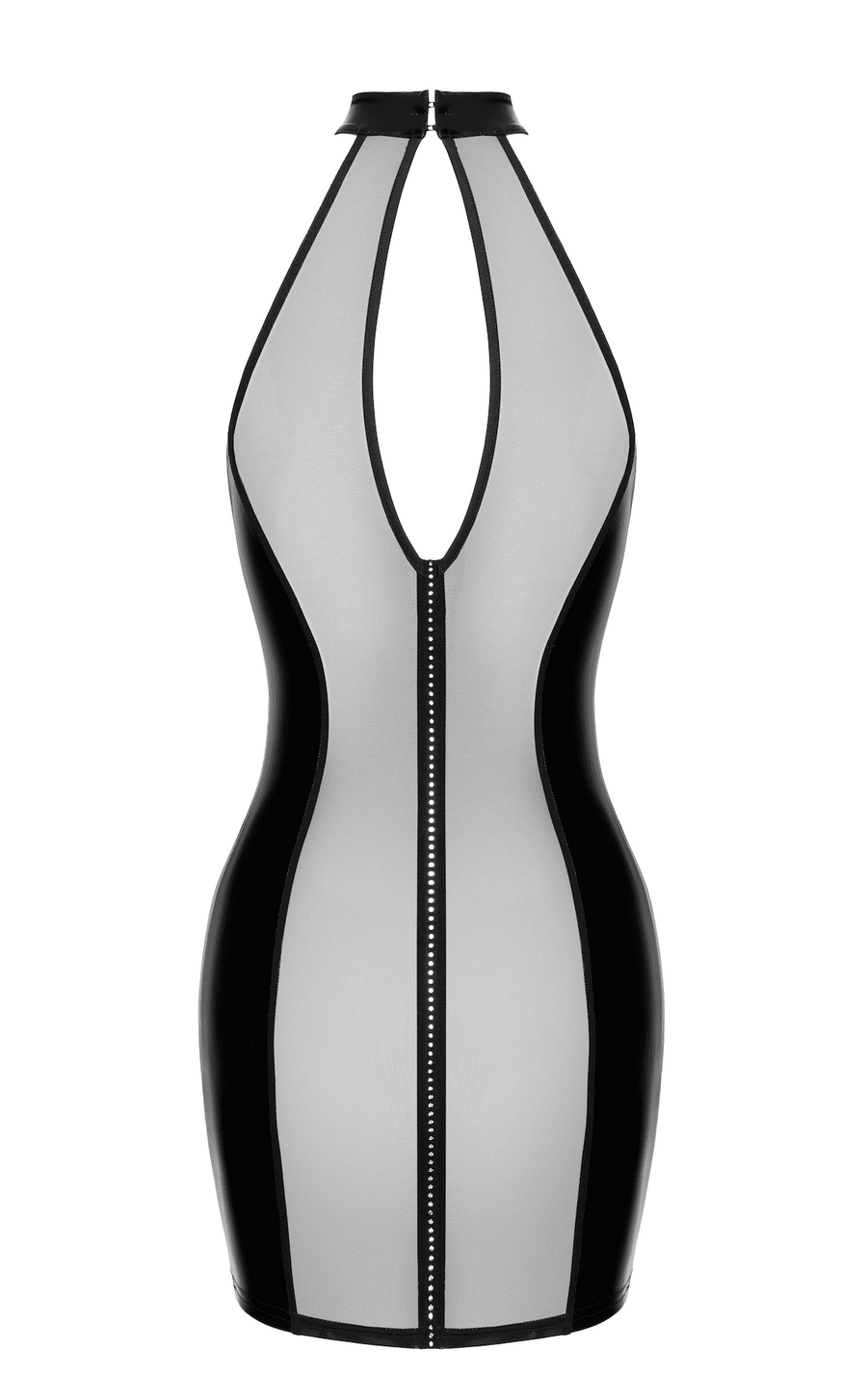 Minirobe chic en tulle transparent – Noir | Voyage Sensuel