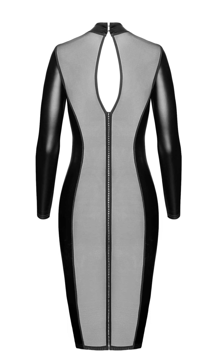 Robe élégant sexy en tulle transparent – Noir | Voyage Sensuel