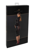 Robe élégant sexy en tulle transparent – Noir