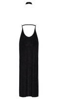 Robe sexy en tulle transparent ouvert – Vert – Noir