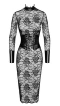 Robe chic sexy en dentelle – Noir – Noir