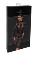 Robe chic sexy en dentelle – Noir – Noir