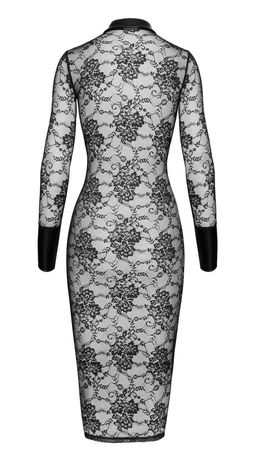 Robe glamour sexy en dentelle – Noir – Noir | Voyage Sensuel