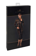 Robe glamour sexy en dentelle – Noir – Noir