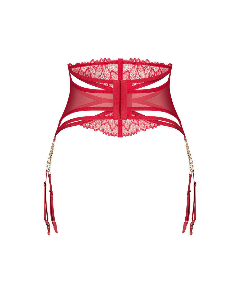 Matildea porte-jarretelles - Rouge | Voyage Sensuel