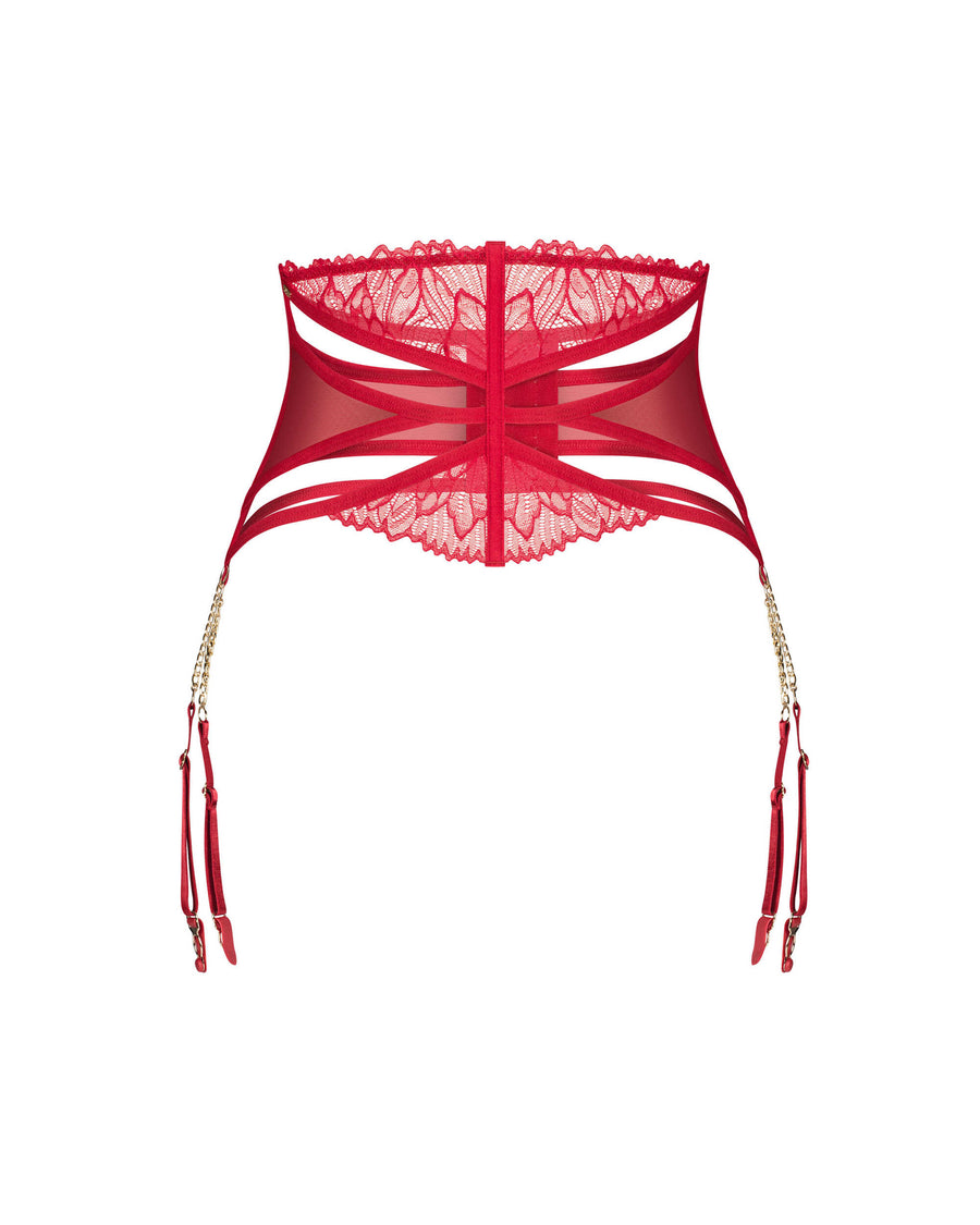 Matildea porte-jarretelles - Rouge | Voyage Sensuel