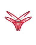 Matildea string ouvert Rouge