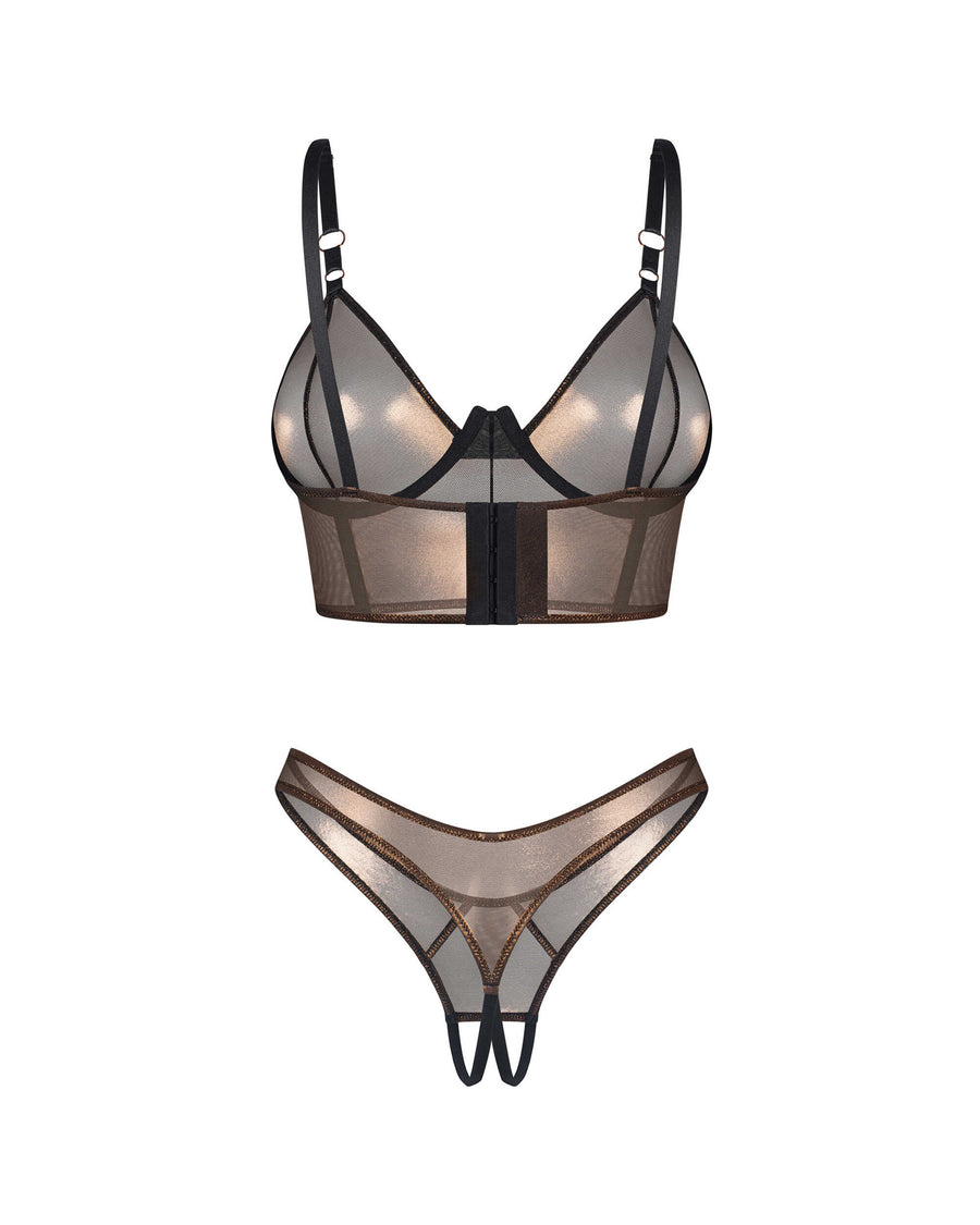 Soranna top et string ouvert | Voyage Sensuel