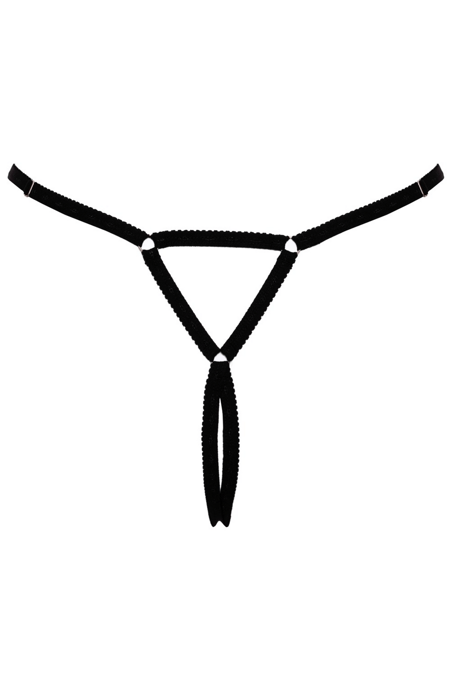 String bijou ouvert noir glamour - Cottelli – Cotelli Lingerie | Voyage Sensuel