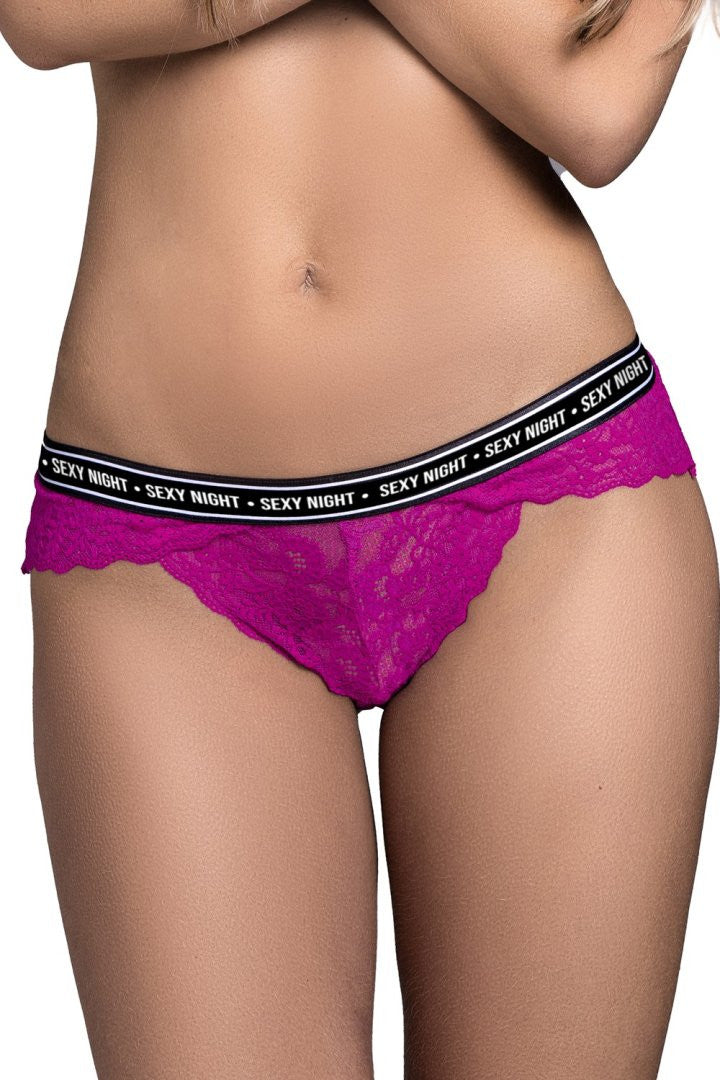 String en dentelle fushia SAMEDI | Voyage Sensuel